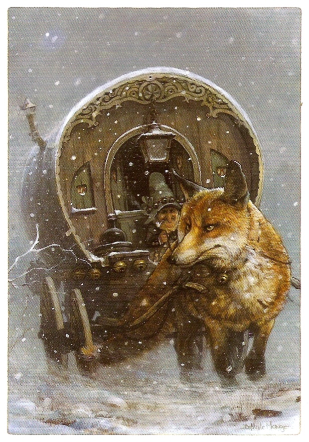 Le lutin et le renard attelé de Jean-Baptiste Monge