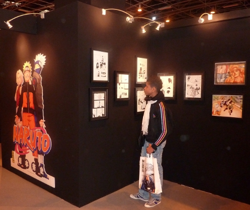 L'exposition Naruto au Salon du Livre 2012 Photo de l'Arbre aux 100.000 Rêves de l'exposition Naruto au Salon du Livre 2012